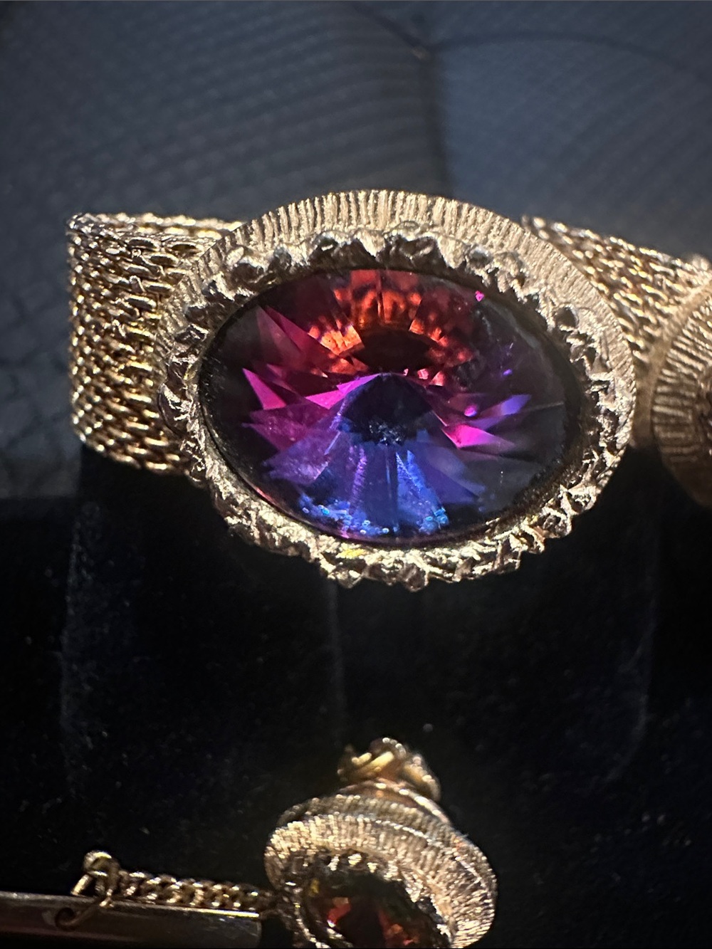 Vintage Swank Cuff Links & Tie Tack - Picture 3 of 9